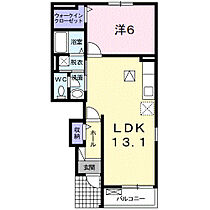 カーサ府中　I 102 ｜ 茨城県石岡市府中5丁目2-17（賃貸アパート1LDK・1階・45.34㎡） その2