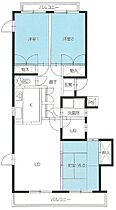 牛久ロイヤルレジデンスDI型 201 ｜ 茨城県牛久市南2丁目30-1（賃貸マンション3LDK・2階・68.69㎡） その2