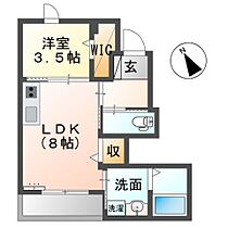 雫VI 102 ｜ 茨城県稲敷郡阿見町大字鈴木（賃貸アパート1LDK・1階・33.67㎡） その2