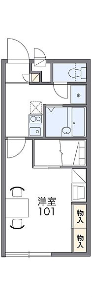 レオパレスラルーチェ 106｜茨城県かすみがうら市稲吉1丁目(賃貸アパート1K・1階・23.18㎡)の写真 その2