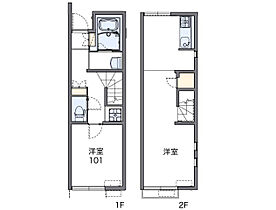 レオネクストプレミウールII 111 ｜ 茨城県龍ケ崎市城ノ内4丁目6-1（賃貸アパート1LDK・1階・46.94㎡） その2