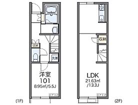 レオネクストプレアデス 112 ｜ 茨城県土浦市田中町2031-1（賃貸アパート1LDK・1階・46.94㎡） その2