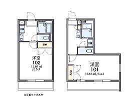 レオパレスメゾンヒラツカA 204 ｜ 茨城県土浦市神立東2丁目（賃貸アパート1K・2階・23.18㎡） その2