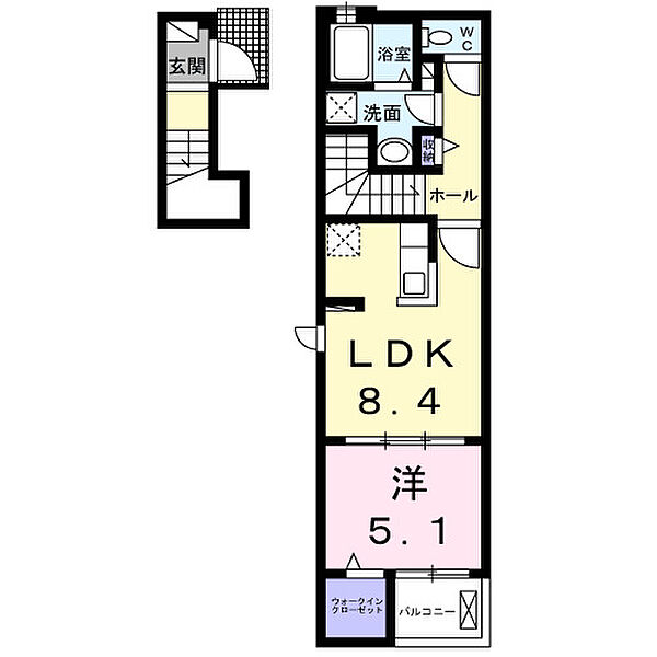 アーブル 202｜千葉県柏市しいの木台3丁目(賃貸アパート1LDK・1階・31.66㎡)の写真 その2