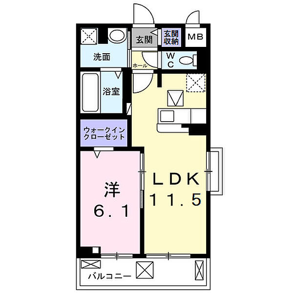 サードコート 301｜千葉県流山市東初石4丁目(賃貸アパート1LDK・3階・42.51㎡)の写真 その2