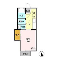 シャトルオークスＡ 103 ｜ 千葉県柏市光ケ丘1丁目7-14（賃貸アパート1K・1階・23.13㎡） その2