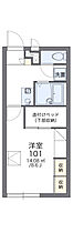 レオパレスパインブルームII 106 ｜ 千葉県柏市弥生町4-12（賃貸アパート1K・1階・23.18㎡） その2