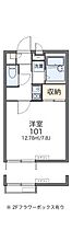 レオパレスJKクローバー 101 ｜ 千葉県柏市豊四季122-38（賃貸アパート1K・1階・23.18㎡） その2