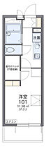 レオパレスシティーD 101 ｜ 千葉県柏市豊四季222-50（賃貸マンション1K・1階・20.81㎡） その2