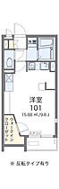 ミランダインゼルガーデン 205 ｜ 千葉県柏市豊四季618-1（賃貸アパート1R・2階・25.39㎡） その2