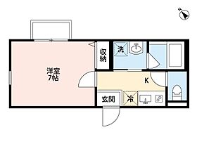 プレジールI ？103 ｜ 千葉県柏市篠籠田1492-1（賃貸アパート1K・1階・24.18㎡） その2