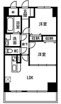 K・Mおおたかの森 805 ｜ 千葉県流山市おおたかの森西1丁目3-5（賃貸マンション2LDK・8階・55.35㎡） その2