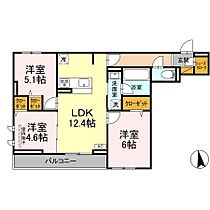 メゾン・ド・シルヴァ 305 ｜ 千葉県流山市駒木378-26（賃貸アパート3LDK・3階・64.19㎡） その2