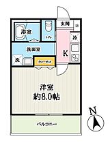 （仮称）キャメル南流山9B 203 ｜ 千葉県流山市南流山7丁目34-17(以下未定)（賃貸アパート1K・2階・25.50㎡） その1