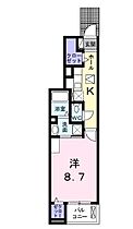 ラヴィアンローズC 101 ｜ 千葉県柏市高田1028-1（賃貸アパート1K・1階・32.25㎡） その2