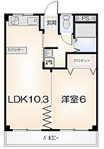 徳島県徳島市福島２丁目（賃貸マンション1LDK・4階・37.26㎡） その2