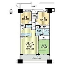 徳島県徳島市吉野本町６丁目（賃貸マンション3LDK・12階・72.04㎡） その2