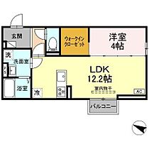 クリエ・ガーデン  ｜ 徳島県徳島市八万町大坪（賃貸アパート1LDK・1階・41.86㎡） その2