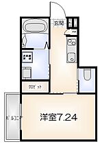 ピース・ペスカ  ｜ 徳島県徳島市川内町上別宮北（賃貸アパート1K・1階・27.68㎡） その2