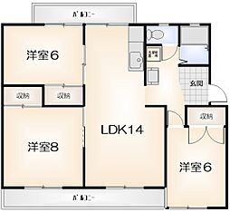 間取図画像 3LDK