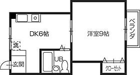 ハイツ杉 205 ｜ 徳島県徳島市国府町花園117-1（賃貸アパート1DK・2階・30.27㎡） その2