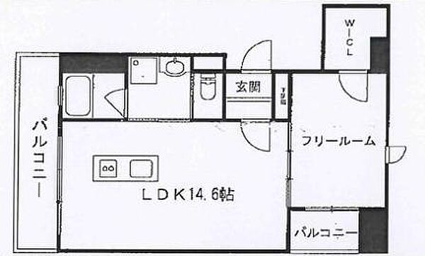 兵庫県姫路市安田4丁目(賃貸マンション1LDK・3階・46.86㎡)の写真 その2
