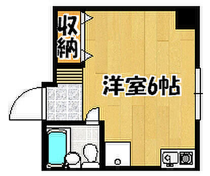 兵庫県明石市樽屋町(賃貸マンション1R・5階・18.50㎡)の写真 その2
