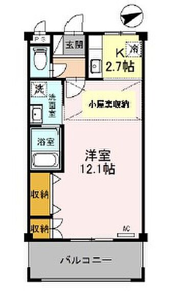 兵庫県姫路市東山(賃貸マンション1K・2階・36.00㎡)の写真 その2