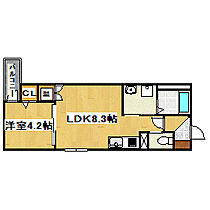 兵庫県加古川市平岡町新在家3丁目（賃貸アパート1LDK・1階・30.45㎡） その2