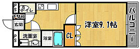 兵庫県神戸市西区白水1丁目（賃貸マンション1K・2階・30.96㎡） その2