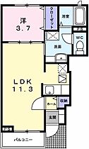 兵庫県姫路市西庄（賃貸アパート1LDK・1階・37.13㎡） その2