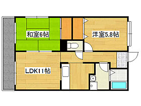 兵庫県神戸市東灘区魚崎南町4丁目（賃貸マンション2LDK・1階・58.80㎡） その2