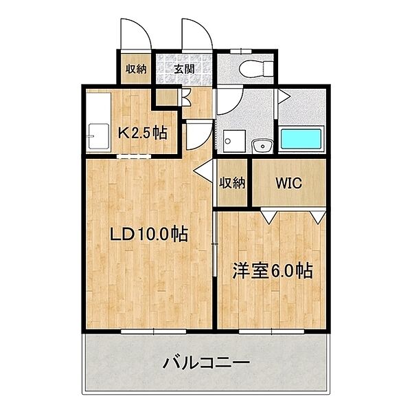 葛城スクエア 503｜茨城県つくば市研究学園5丁目(賃貸マンション1LDK・5階・45.57㎡)の写真 その2