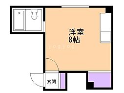 サンコーポ ワンルームの間取図画像