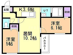 メゾンファイブエイト 4階