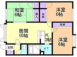 間取図画像 3LDK