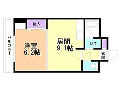 間取図画像 1LDK