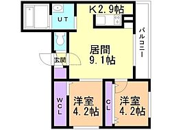 カーディアン本郷通 4階/-