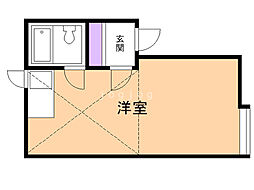 ピュアハウス ワンルームの間取図画像