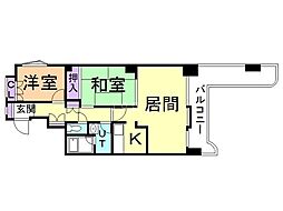 ダイアパレス白石第2 2LDKの間取図画像