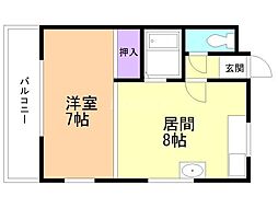 ハイツかわはら 4階/402