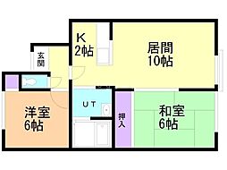 ＴＮＫハイツＡＯＫＩ 2階