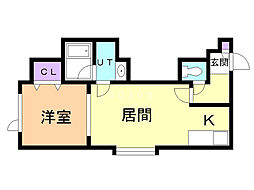 ディパ・ハーティ 1LDKの間取図画像