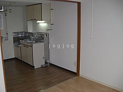 リバーサイド菊水 408 4階1Kのリビング/ダイニング