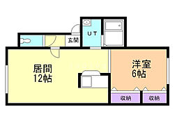 間取図画像 1LDK