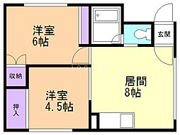 岩間ハイツ1 1階