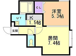 プロスパー菊水Ａ 2階