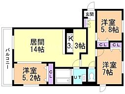 JR函館本線 白石駅 徒歩14分