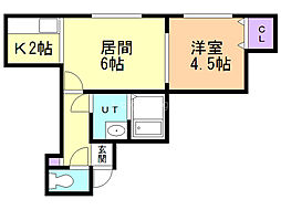 ライフステージ菊水 2階