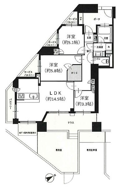 間取りを拡大表示